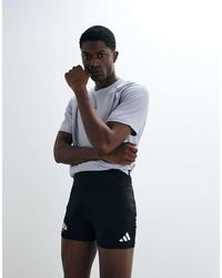 adidas Originals - Adidas Running Adizero Reflective legging Shorts - Lyst