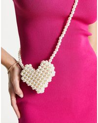 8 Other Reasons - 8 Other Reason Pearl Heart Crossbody Mini Bag - Lyst
