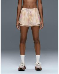 Oysho - Mid-rise 2-in-1 Tie-dye Technical Shorts - Lyst