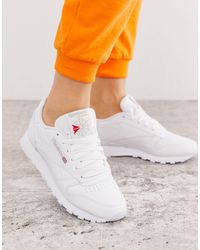 Reebok Classic Leather Sneakers For Women Up To 67 Off At Lyst Co Uk