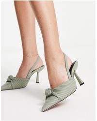 ASOS - Soraya 2 Knotted Slingback Mid Heeled Shoes - Lyst