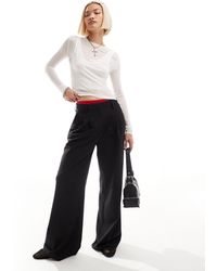 Collusion - Relaxed Wide Leg Tailored Trousers - Lyst