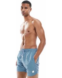 BOSS - Boss – vibe – gemusterte badeshorts - Lyst