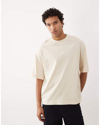 SELECTED - Oversized T-Shirt Van 220 Gsm Zware Stof - Lyst