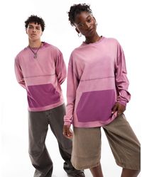 Collusion - Unisex - t-shirt style skateur à manches longues - délavé - Lyst