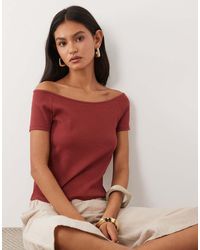 Mango - Teen Cotton Rich Scoop Neck T-shirt - Lyst