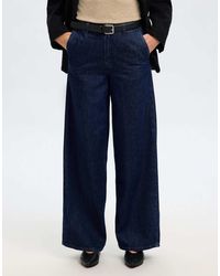 SELECTED - High Waisted Jeans - Lyst