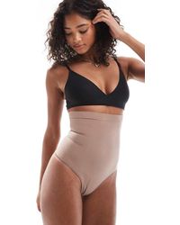 Spanx - Everyday Seamless Shaping High-waisted Lingerie Thong - Lyst