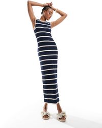 Vero Moda - – knöchellanges, gestricktes jersey-kleid - Lyst