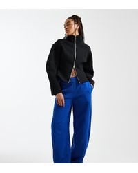 ASOS - Asos Design Tall Barrel Leg Brushback Jogger - Lyst