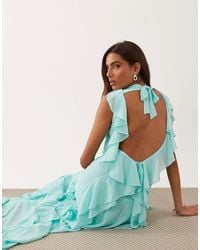 TFNC London - – hochgeschlossenes maxikleid - Lyst