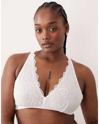 Lemonade Dolls - Fuller Bust Bridal Stretch Lace Bralette - Lyst