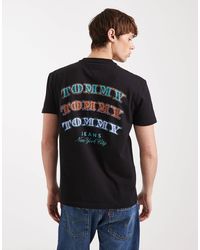 Tommy Hilfiger - Dollar Stack Logo T-shirt - Lyst