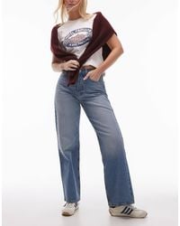 TOPSHOP - Hourglass – locker geschnittene straight jeans - Lyst