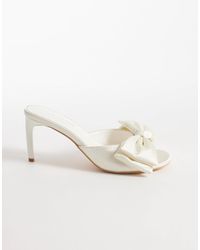 Glamorous - Mule Sandals With Bow - Lyst