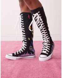 Converse - Chuck Taylor Pride All Star Knee Hi Trainers - Lyst