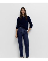 Pull&Bear - Petite High-waist Mom Fit Jeans - Lyst