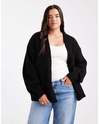 ASOS - Asos Design Curve Chunky Oversized Edge-to-edge Cardigan - Lyst