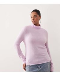 ARRANGE - Curve Merino Wool Turtleneck Top - Lyst