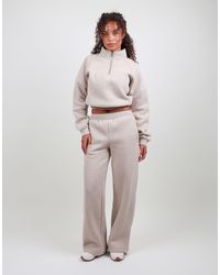 SIMMI - Half Zip Cropped Sweatshirt - Lyst
