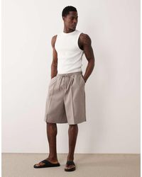 ASOS - Tailored Pull On Bermuda Shorts - Lyst