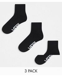 Vans - 3 Pack Classic Ankle Socks - Lyst