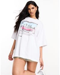 ASOS - Asos Design Weekend Collective Oversized T-shirt With Las Vegas Graphic - Lyst