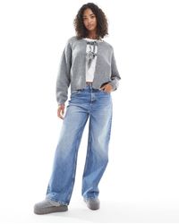 Vero Moda - Gebreid Vest Met Textuur En Gestrikte Voorkant - Lyst
