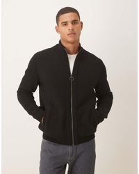 Barbour - Milburn Zip Through Knitted Jumper - Lyst