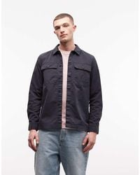 Barbour - Arlo Button Through Logo Overshirt - Lyst