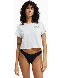 Billabong - Surf The Waves Cropped T-Shirt - Lyst
