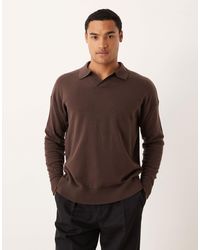 ASOS - – langärmliges relaxed-fit-polohemd - Lyst