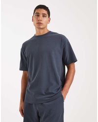 New Look - Waffle Oversized T-Shirt Co-Ord - Lyst