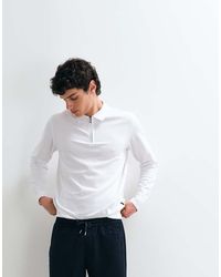 Jack & Jones - Long Sleeve Zip Polo Top - Lyst