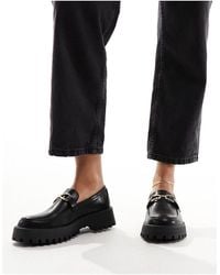 Truffle Collection - Chunky Sole Penny Loafers - Lyst