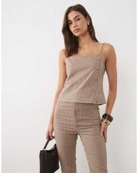 Mango - Farm Cotton Rich Strappy Cami Top Co-ord - Lyst