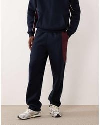 ASOS - Straight Leg jogger With Cut And Sew - Lyst