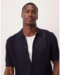 Mango - Camicia A Maniche Corte Nera Comoda - Lyst