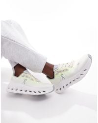 On Shoes - On - cloudtilt - sneakers bianche e lime - Lyst