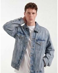 ASOS - Circular Design Collection Co-ord Denim Trucker Jacket - Lyst