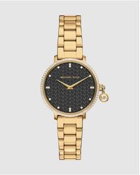 Michael Kors - Pyper Two-Hand-Tone Stainless Steel Watch, Mk7616 - Lyst