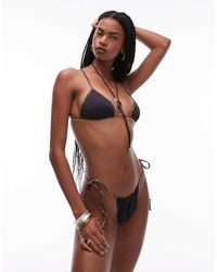 Frankie's Bikinis - X Bella Hadid Tie Side Bikini Bottom - Lyst