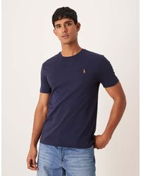 Polo Ralph Lauren - Icon Logo Pima Cotton Custom Slim Fit T-shirt - Lyst