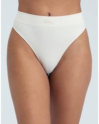 Boux Avenue - Ribbed Seamless Thongs Soft Flattering High Leg Knickers - Lyst