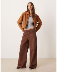 Calvin Klein - Super Wide Chino Trousers - Lyst
