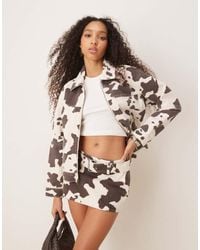 Abercrombie & Fitch - Zip Front Denim Jacket - Lyst