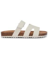 SEQWL - Triple Strap Cage Sandals With Adjustable Fastening - Lyst