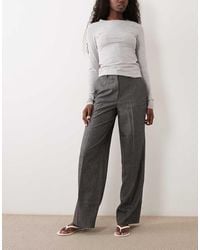 Jdy - Tailored High-waist Straight Leg Pants - Lyst