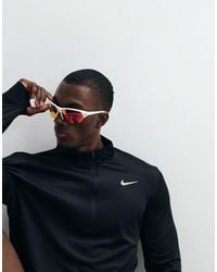 Nike - Pacer - top manches longues en tissu dri-fit à demi-fermeture éclair - Lyst