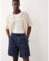 Farah - Swinton Contrast Stitch Drawstring Shorts - Lyst
